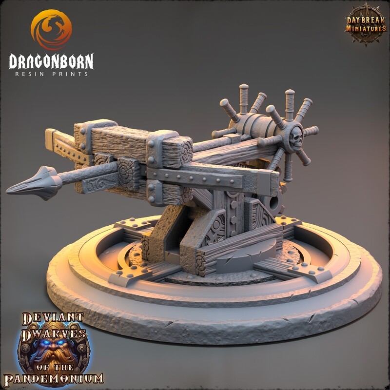 Ballista of the Deviant - Chaos Dwarf Warrior DnD RPG Wargaming Miniatures