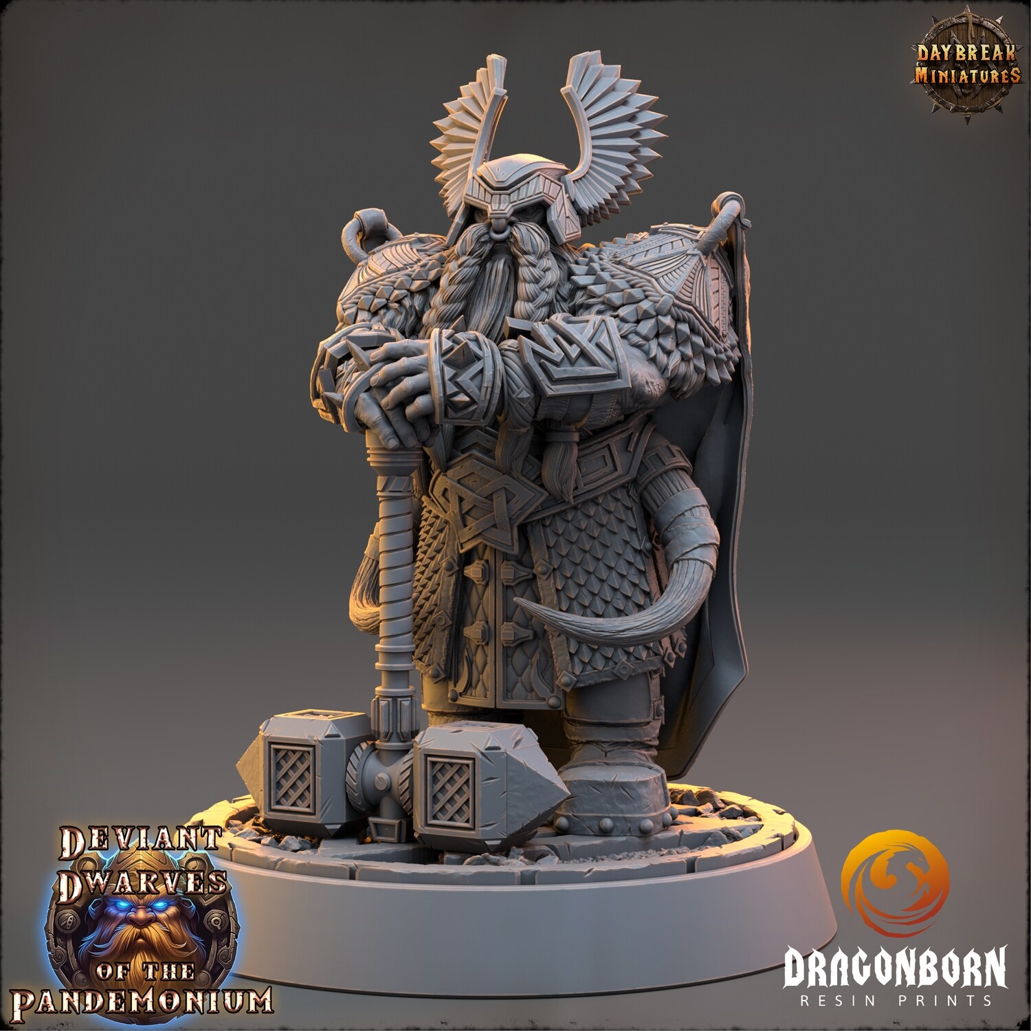 Judge Sindri - Chaos Dwarf Warrior DnD RPG Wargaming Miniatures