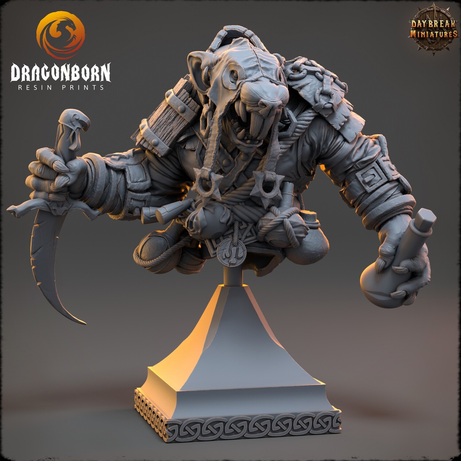 Sindbad Strangeblood - Rat Warrior Bust