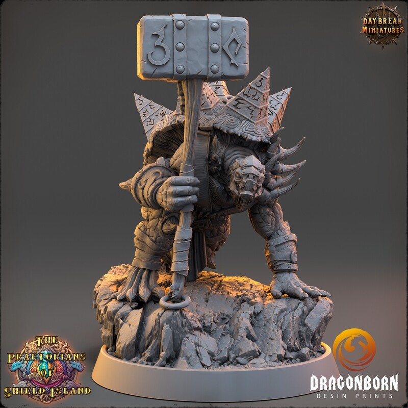 Trannu - Tortle Turtle Warrior DnD RPG Wargaming Miniatures
