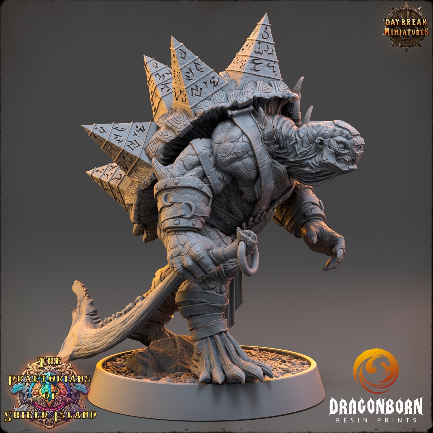 Mermat - Tortle Turtle Warrior DnD RPG Wargaming Miniatures