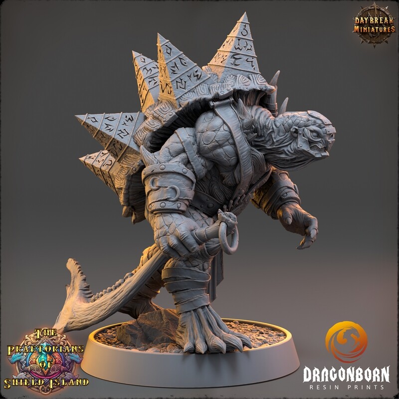 Mermat - Tortle Turtle Warrior DnD RPG Wargaming Miniatures