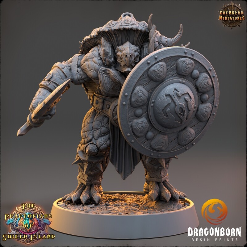 Wecto - Tortle Turtle Warrior DnD RPG Wargaming Miniatures