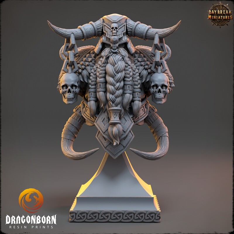 Sothard Deadhand - Chaos Dwarf Warrior Bust