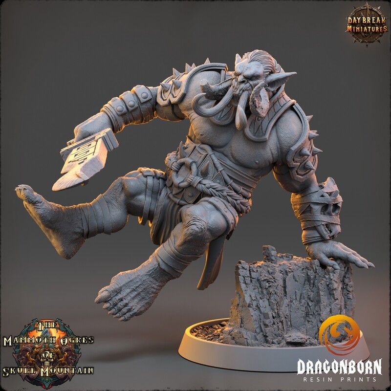 Benjammer Holt - Ogre Warrior DnD RPG Wargaming Miniatures