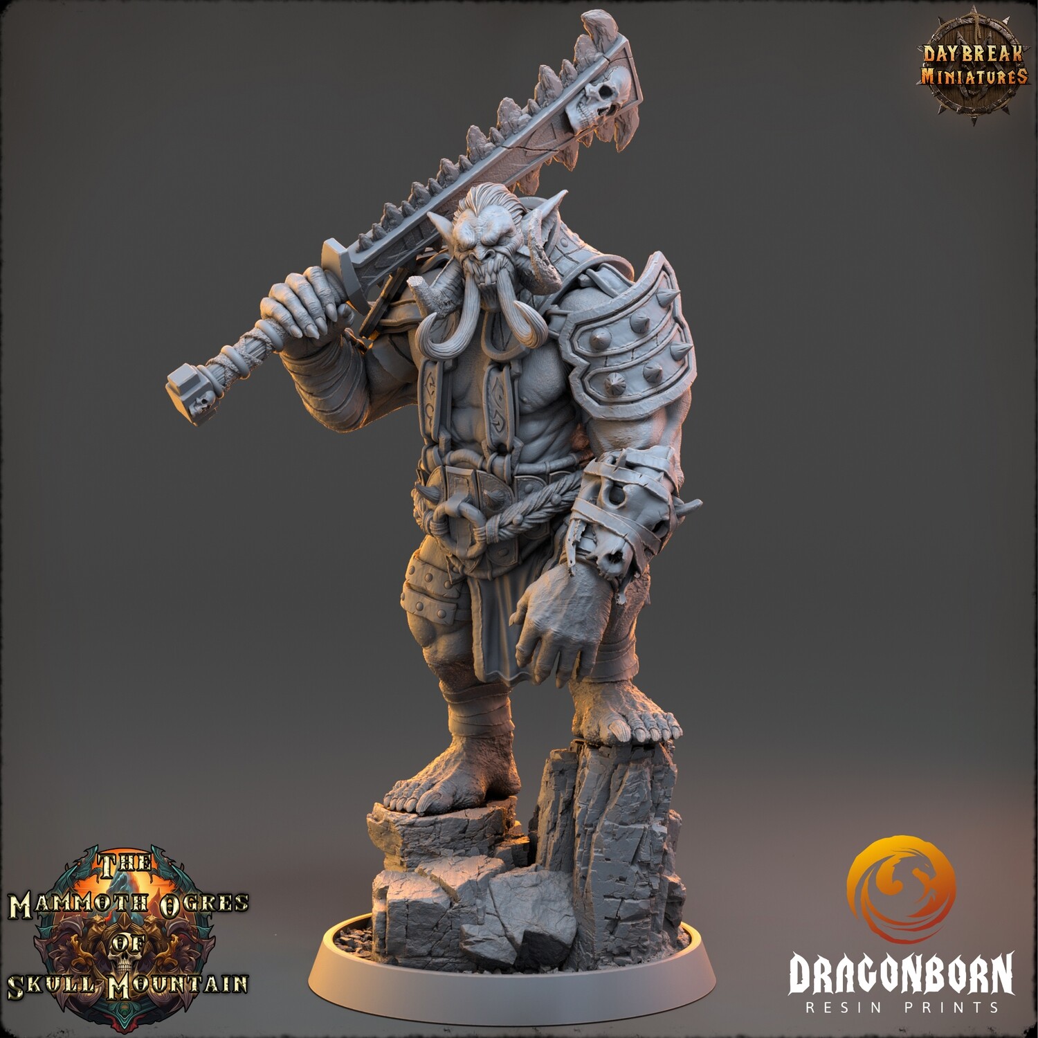 Lieutenant Mitrog - Ogre Warrior DnD RPG Wargaming Miniatures