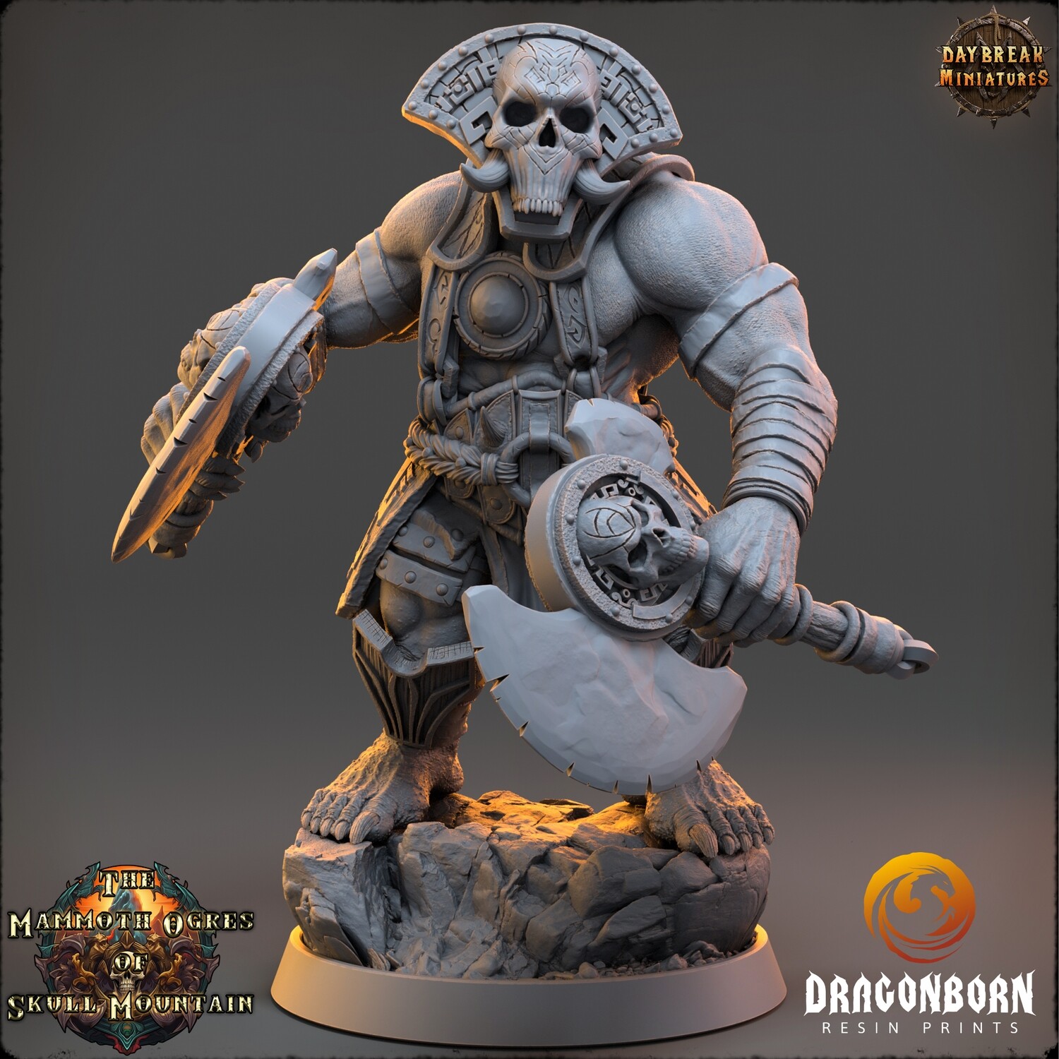 Doblar Grakk - Ogre Warrior DnD RPG Wargaming Miniatures