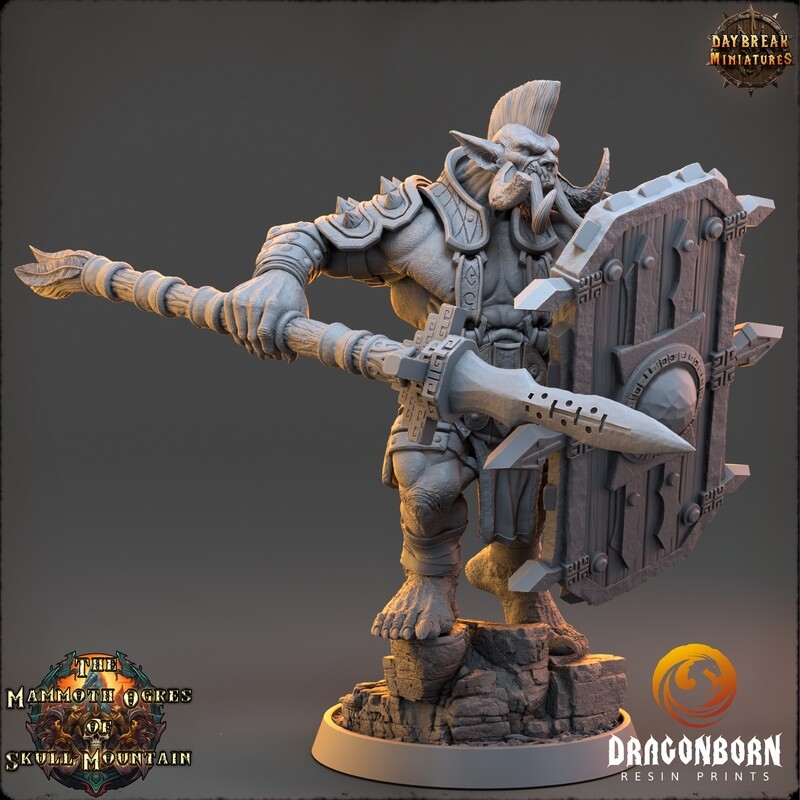 Jakzo Stormer - Ogre Warrior DnD RPG Wargaming Miniatures