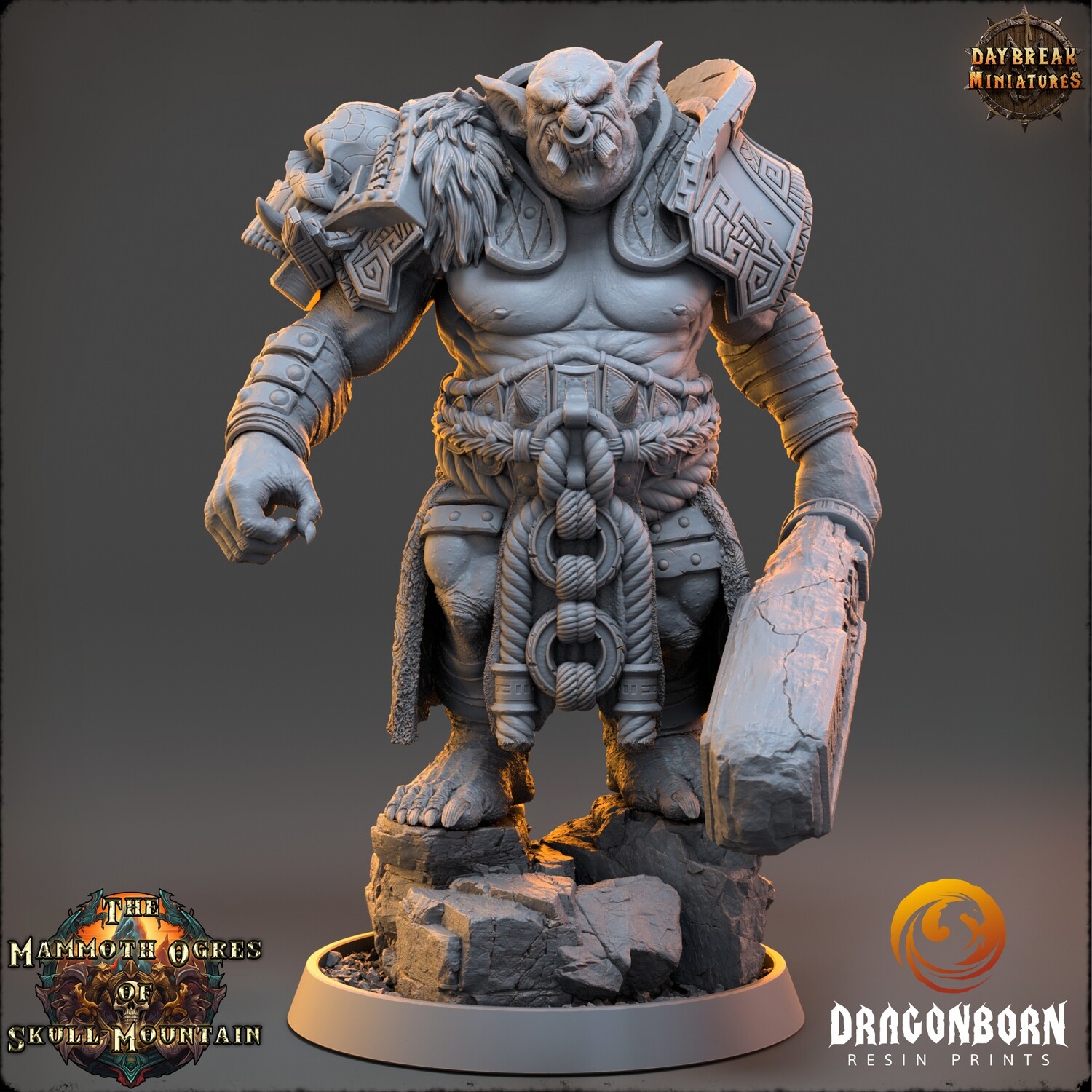 Gartaz the Halfed - Ogre Warrior DnD RPG Wargaming Miniatures