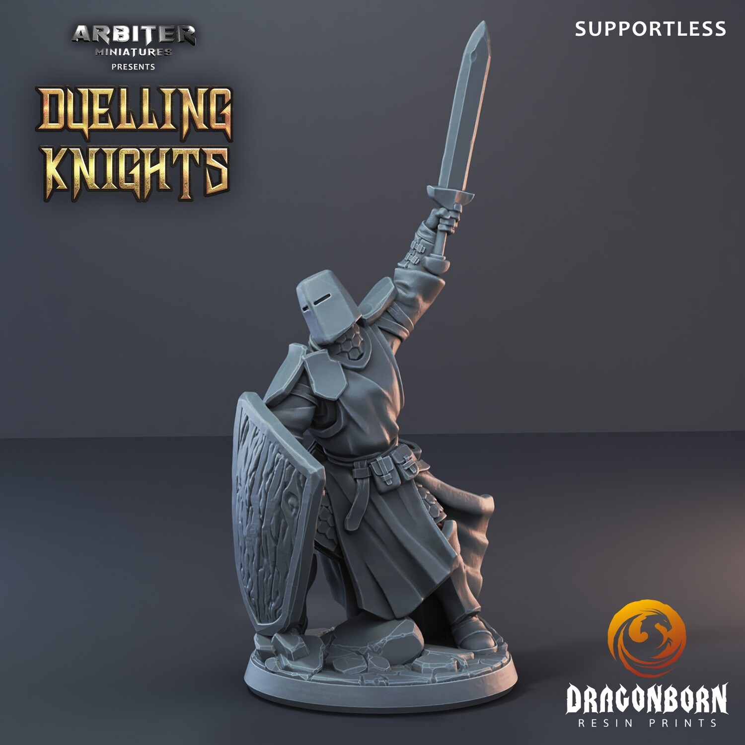 Knight 4 - DnD RPG Wargaming Miniatures