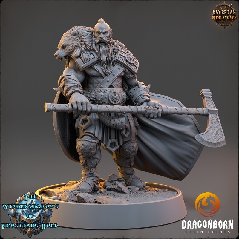 Bjorn the Conqueror - Viking Warrior DnD RPG Wargaming Miniatures