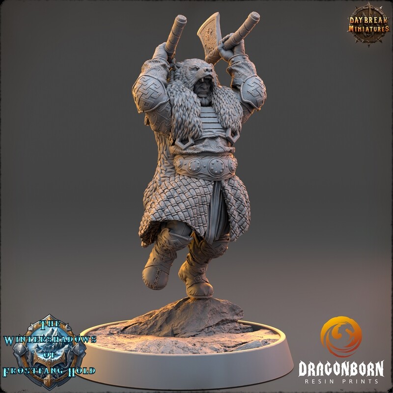Leifr Thunderheart - Viking Warrior DnD RPG Wargaming Miniatures