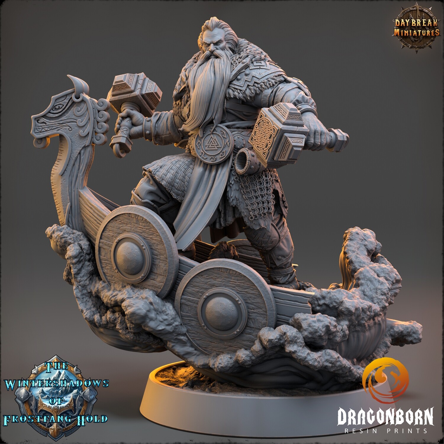 Baldur Stormstriker - Viking Warrior DnD RPG Wargaming Miniatures