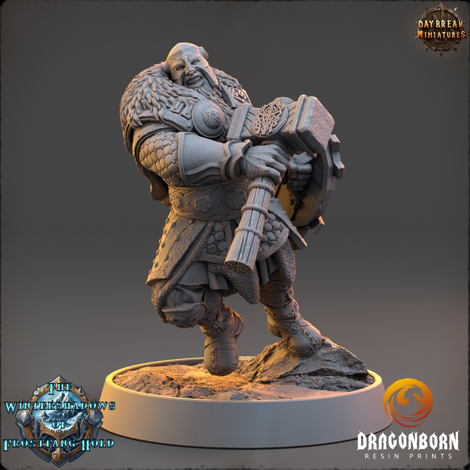 Thormund Warfury - Viking Warrior DnD RPG Wargaming Miniatures