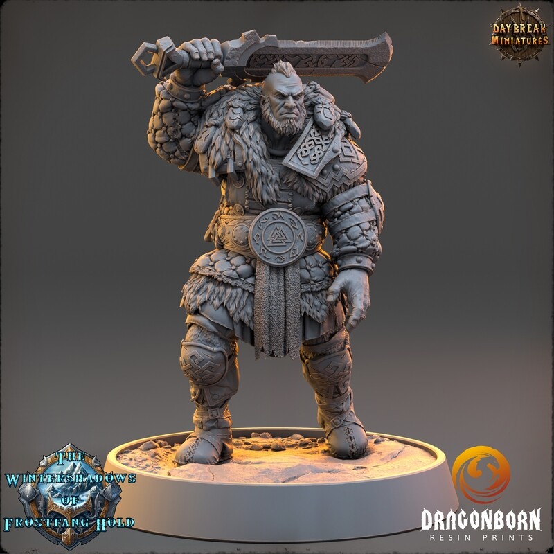 Eirik Frostbeard - Viking Warrior DnD RPG Wargaming Miniatures