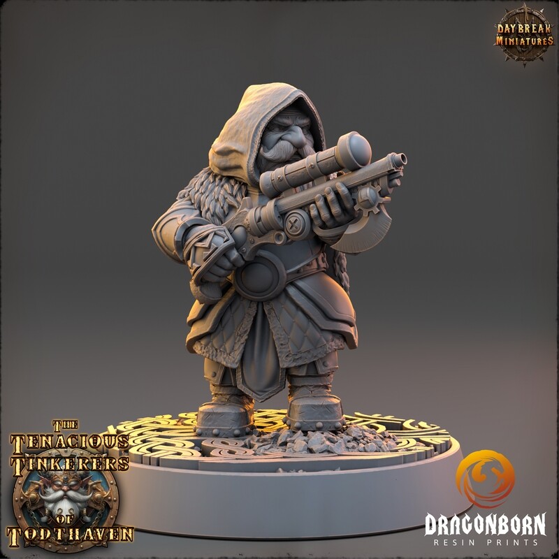 Albrecht Geargrinder - Gnome DnD RPG Wargaming Miniatures