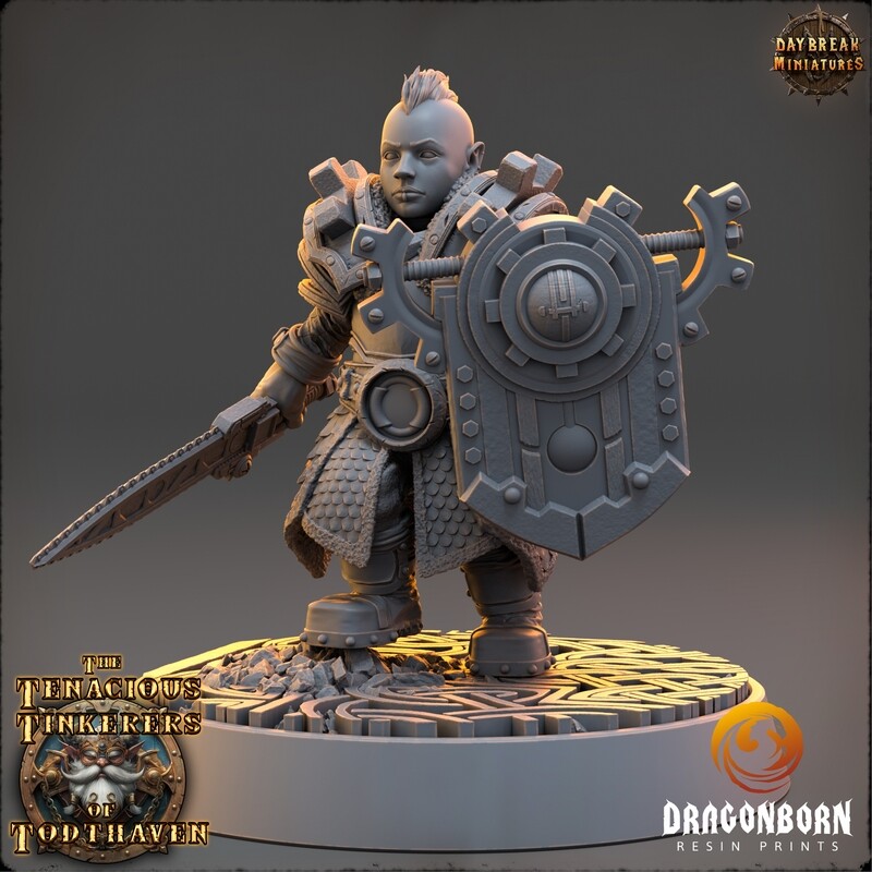 Magath Byteblood - Gnome DnD RPG Wargaming Miniatures