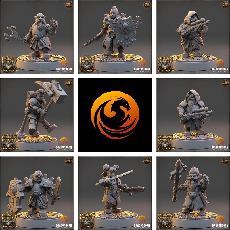 The Tenacious Tinkerers of Todthaven - Gnomes DnD RPG Wargaming Miniatures