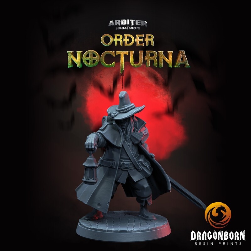 Vampire Hunter Male 02 - DnD RPG Wargaming Miniatures