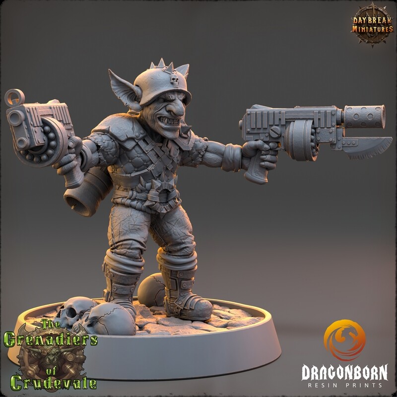 Piston Petrov - Goblin Warrior DnD RPG Wargaming Miniatures