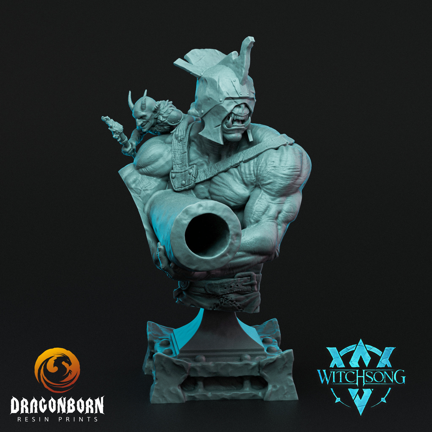 Ogre Mortar Specialist Bust