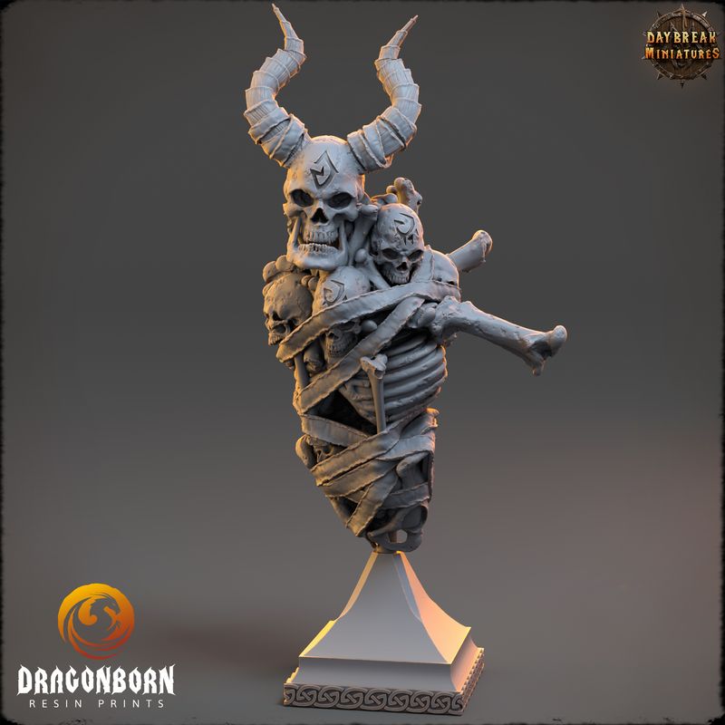 Lieutenant Marrowbone - Undead Warrior Bust