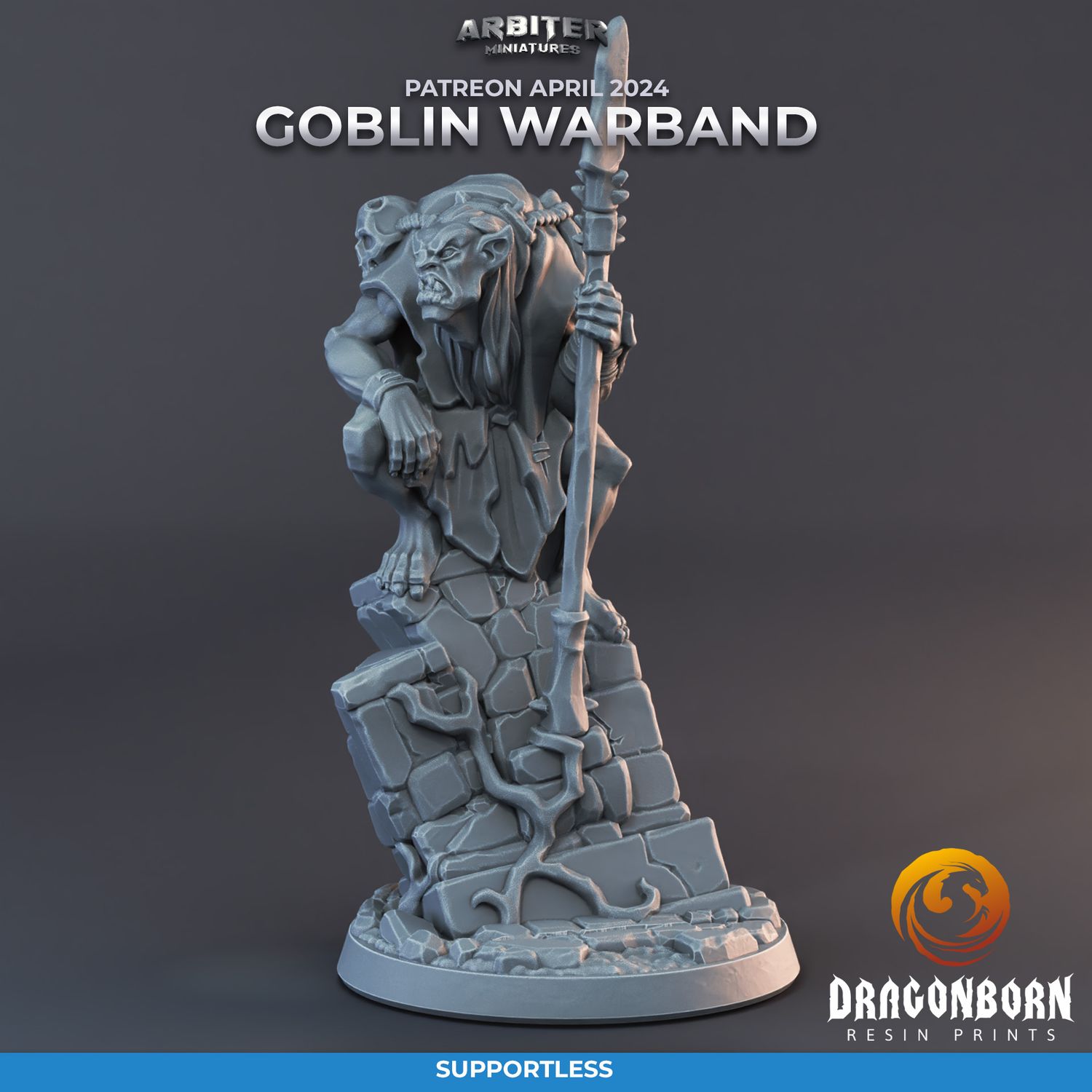 Goblin 2 [24/04] - DnD RPG Wargaming Miniatures - supportless version
