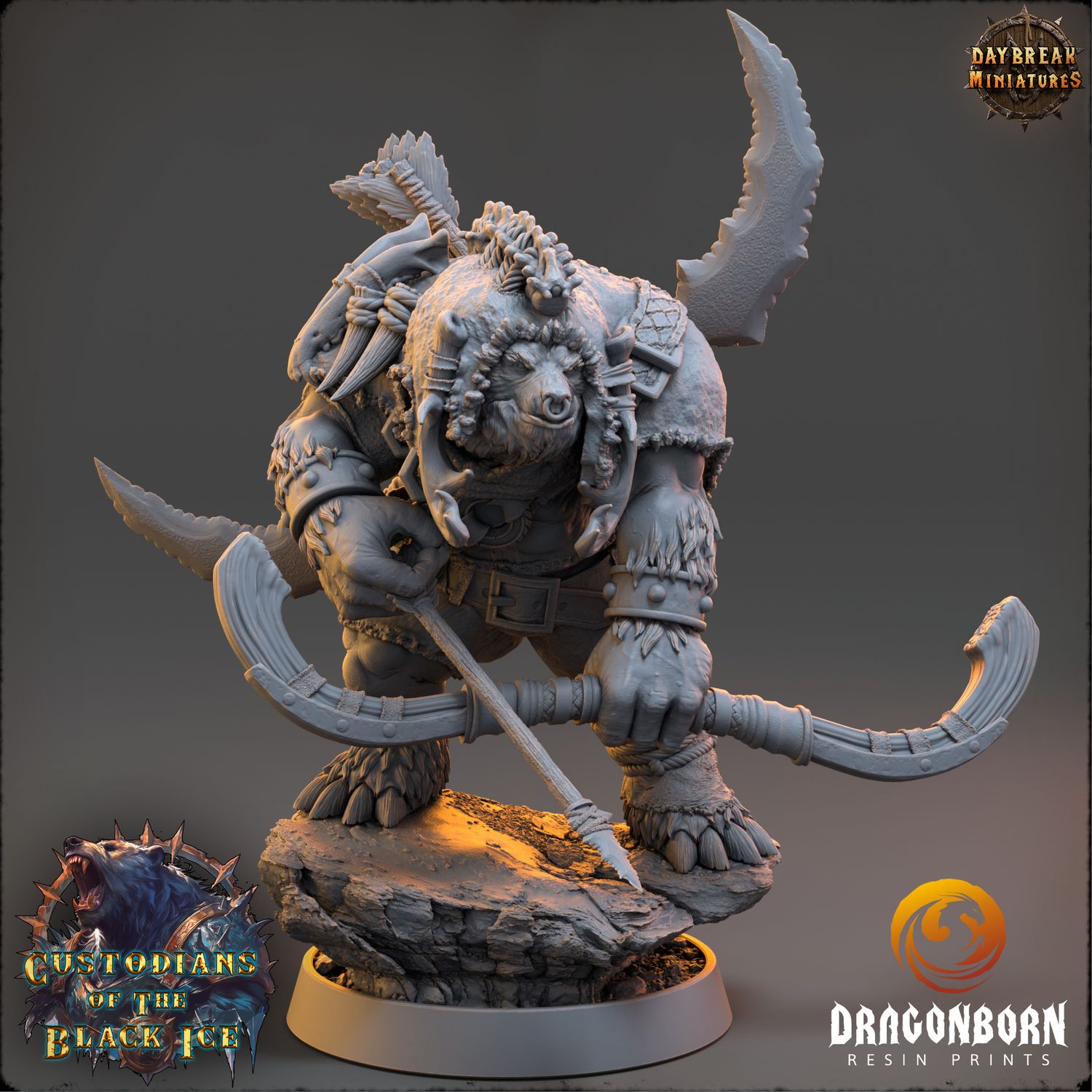 Sharp Eye Gleeber - Ursine Warrior DnD RPG Wargaming Miniatures
