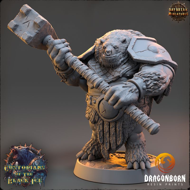 Clubber Zang - Ursine Warrior DnD RPG Wargaming Miniatures