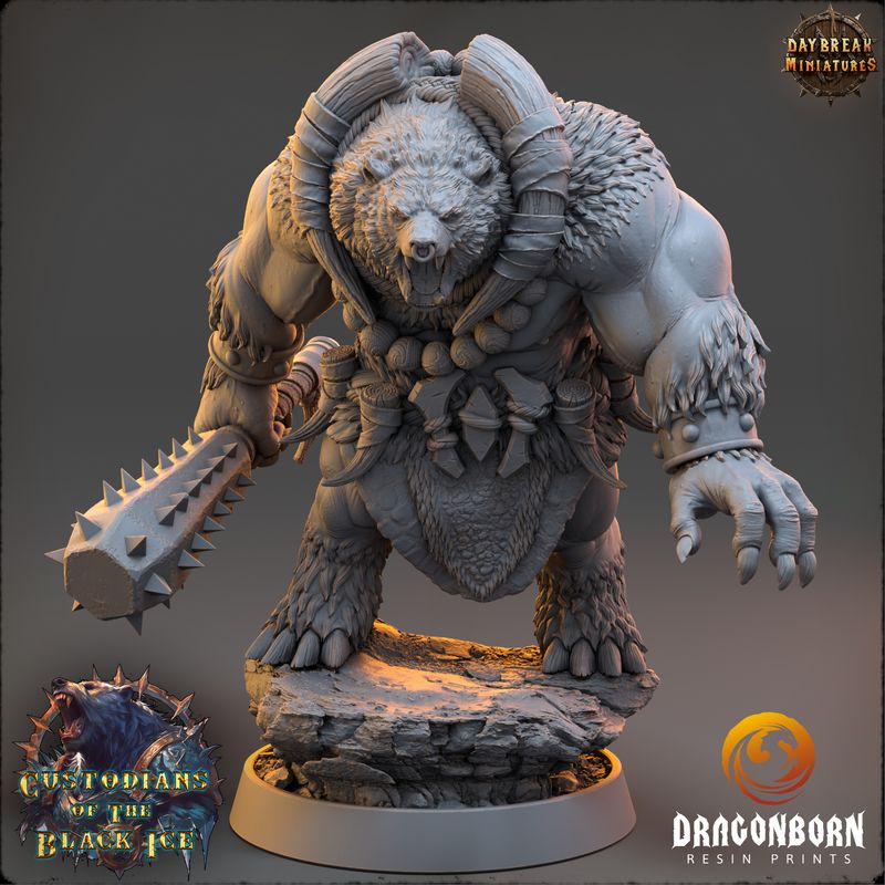 Piotr Boarblood - Ursine Warrior DnD RPG Wargaming Miniatures