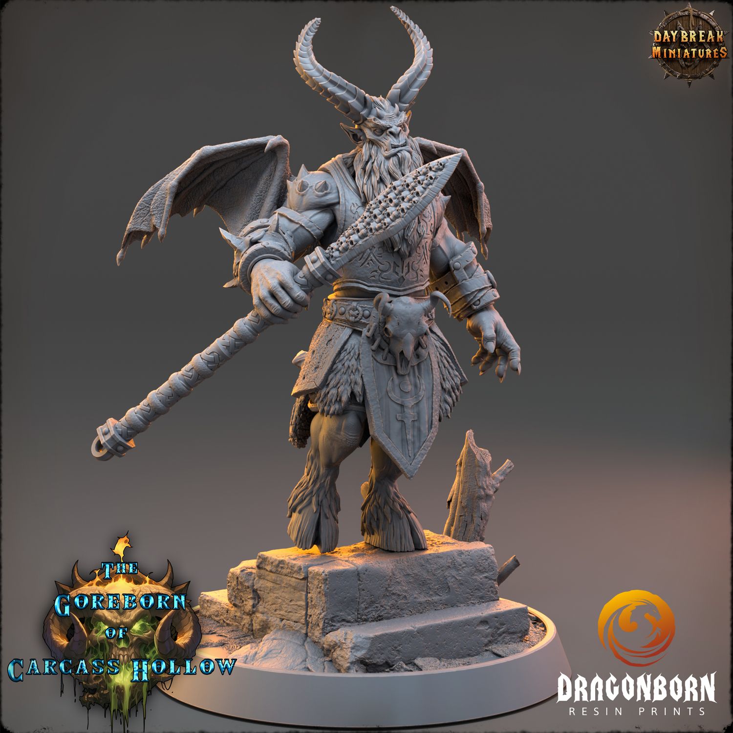 Krellar Vortex - Demon Warrior DnD RPG Wargaming Miniatures