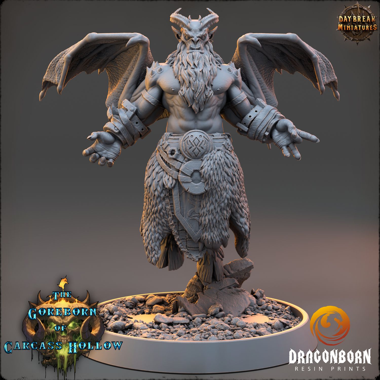 Vexar Jorath - Demon Warrior DnD RPG Wargaming Miniatures