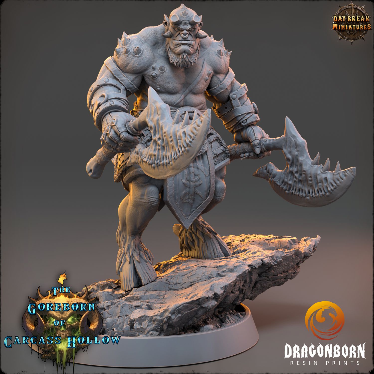 Thalrak Rynor - Demon Warrior DnD RPG Wargaming Miniatures