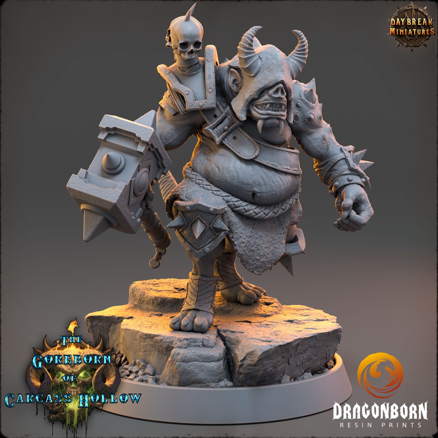 Myrath Spikeskull - Demon Warrior DnD RPG Wargaming Miniatures