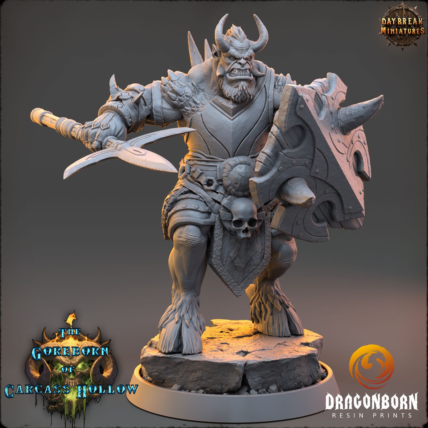 Orhaz Drex - Demon Warrior DnD RPG Wargaming Miniatures