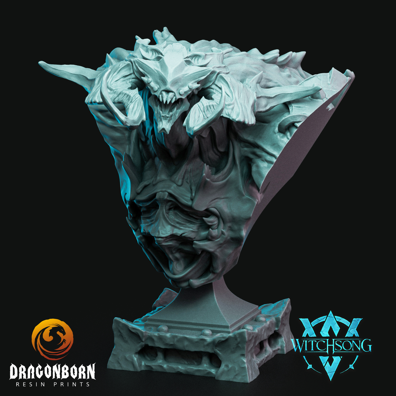 Hellforged Ghel&#39;kerot - Chaos Demon Bust