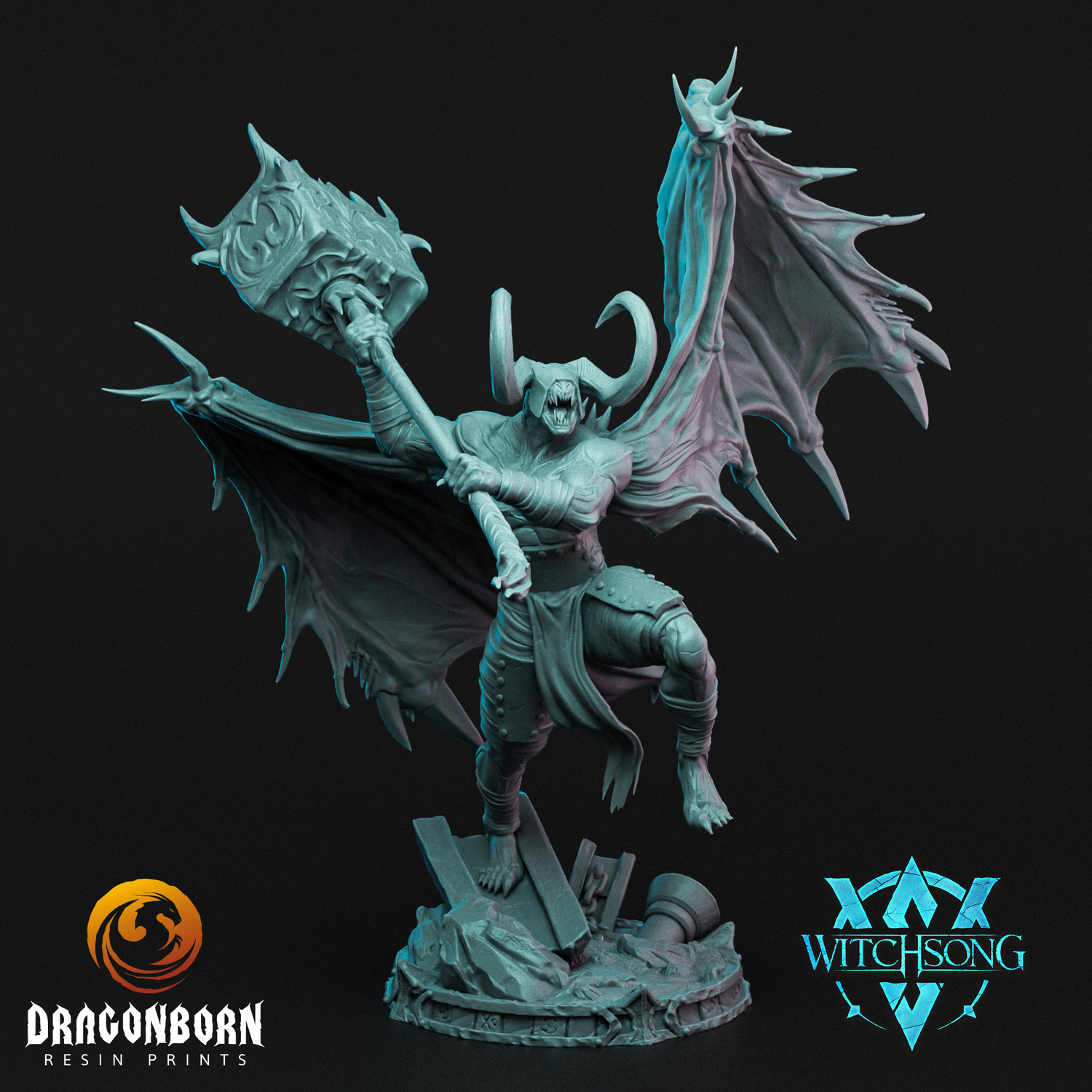Hellforged Lieutenant Agguth - Chaos Demon Warrior