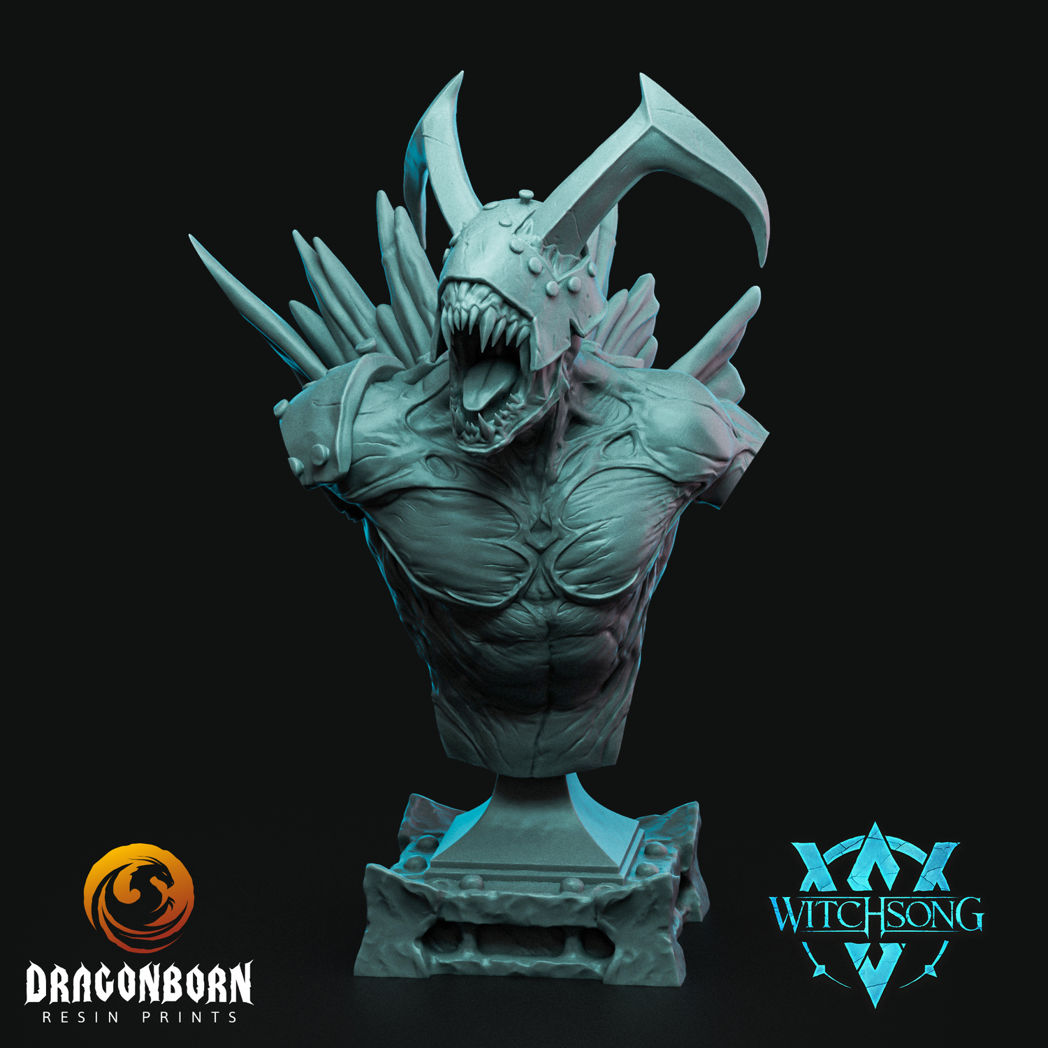 Hellforged Lieutenant Eggath - Chaos Demon Bust