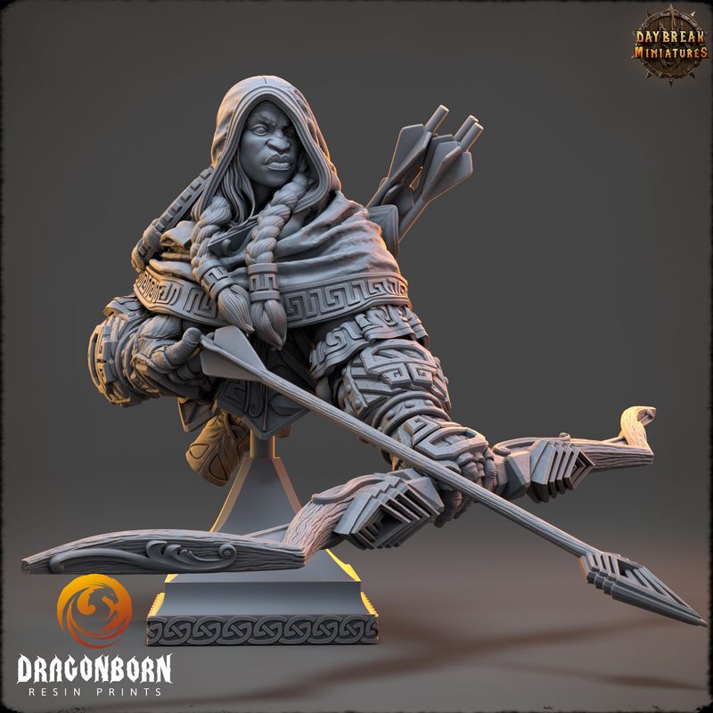 Juma Poisonbow - Hobgoblin Warrior Bust