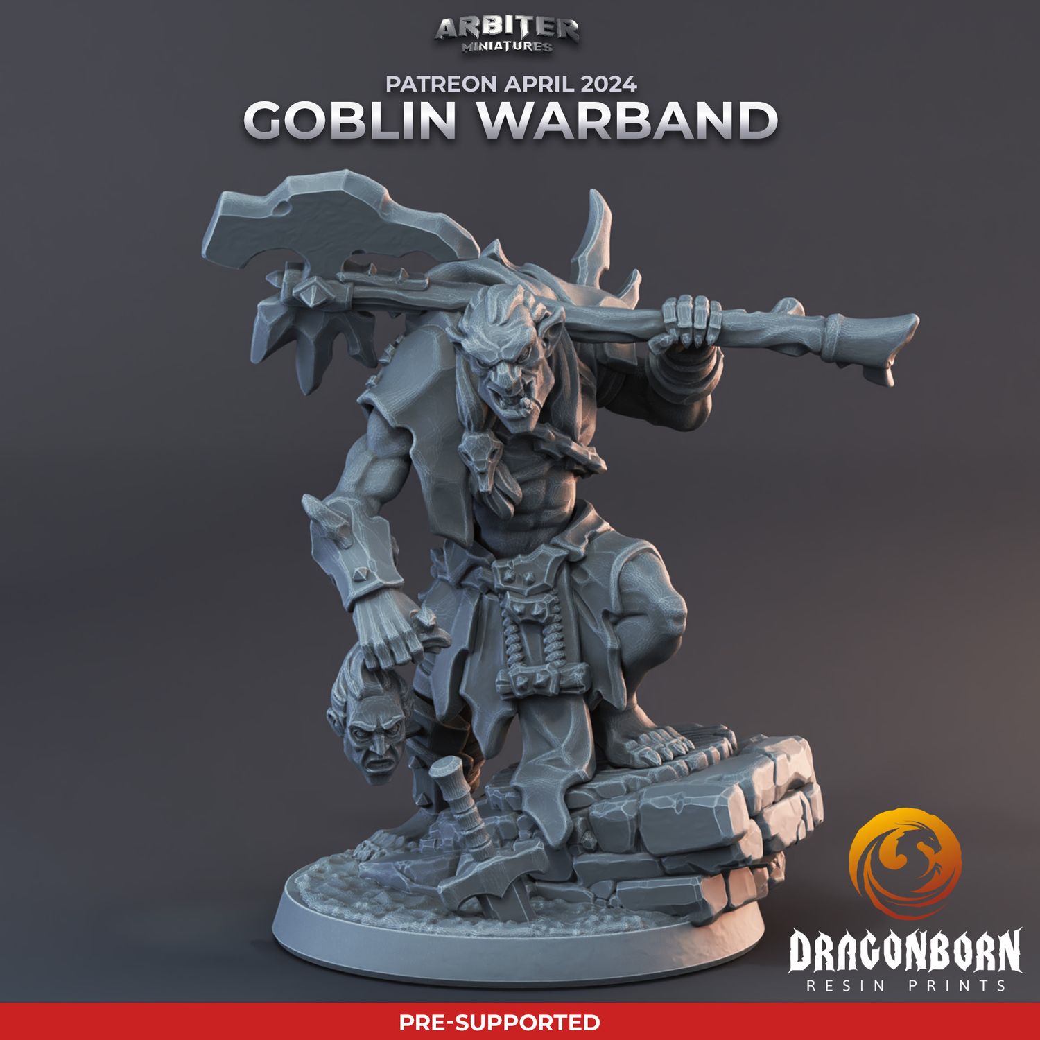 Goblin Captain [24/04] - DnD RPG Wargaming Miniatures