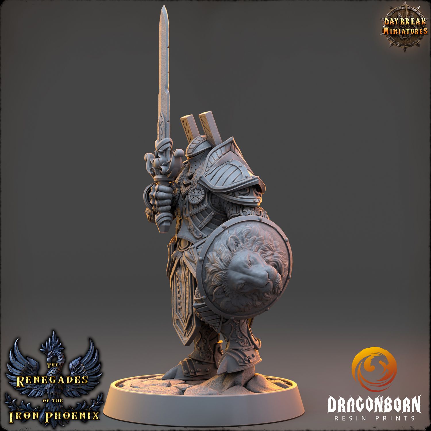 Armand de la Lame Céleste - Paladin Warrior DnD RPG Wargaming Miniatures