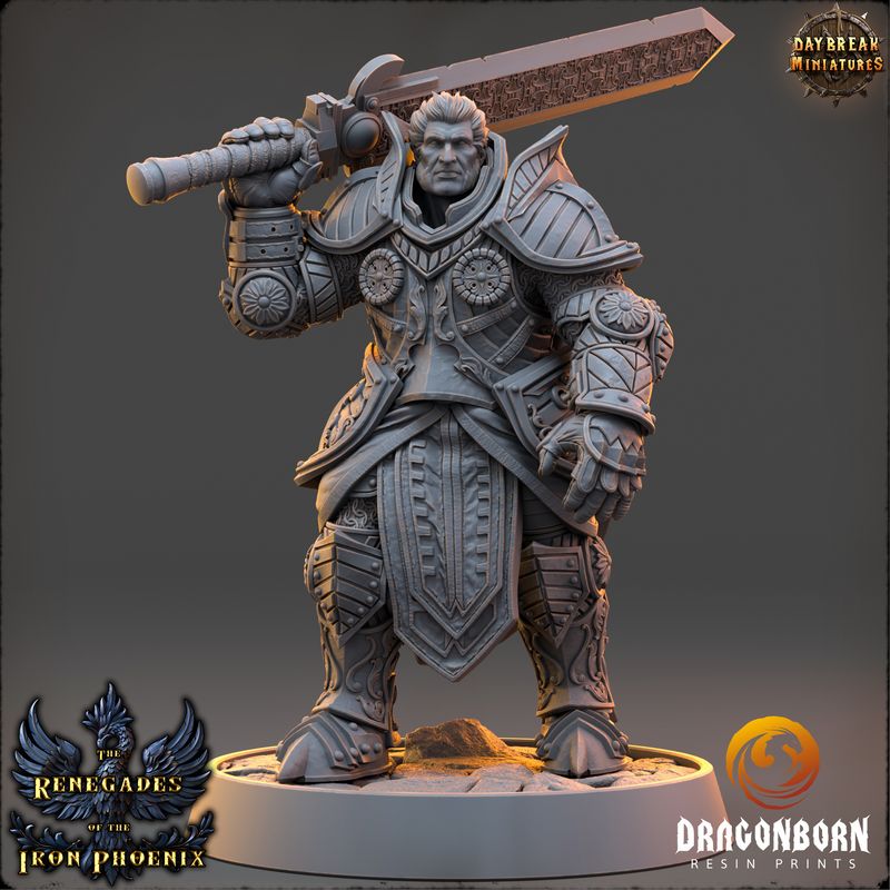 Grand Prêtre Sébastien de l´Ancien Monde - Paladin Warrior DnD RPG Wargaming Miniatures