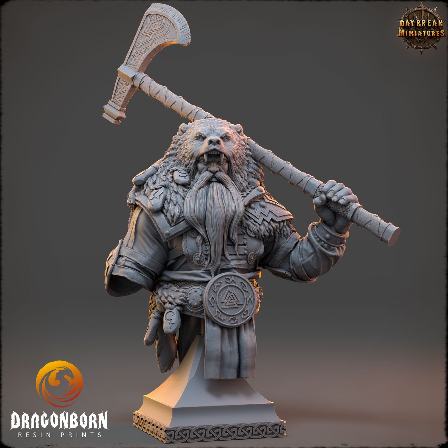 Ragnar Wolfslayer - Viking Warrior Bust