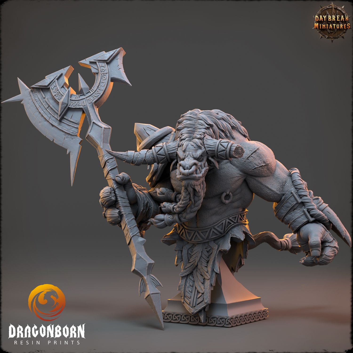 Blotus Gusher -  Minotaur Warrior Bust