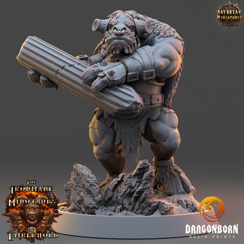 Balgar Doomcaller - Minotaurs DnD RPG Wargaming Miniatures