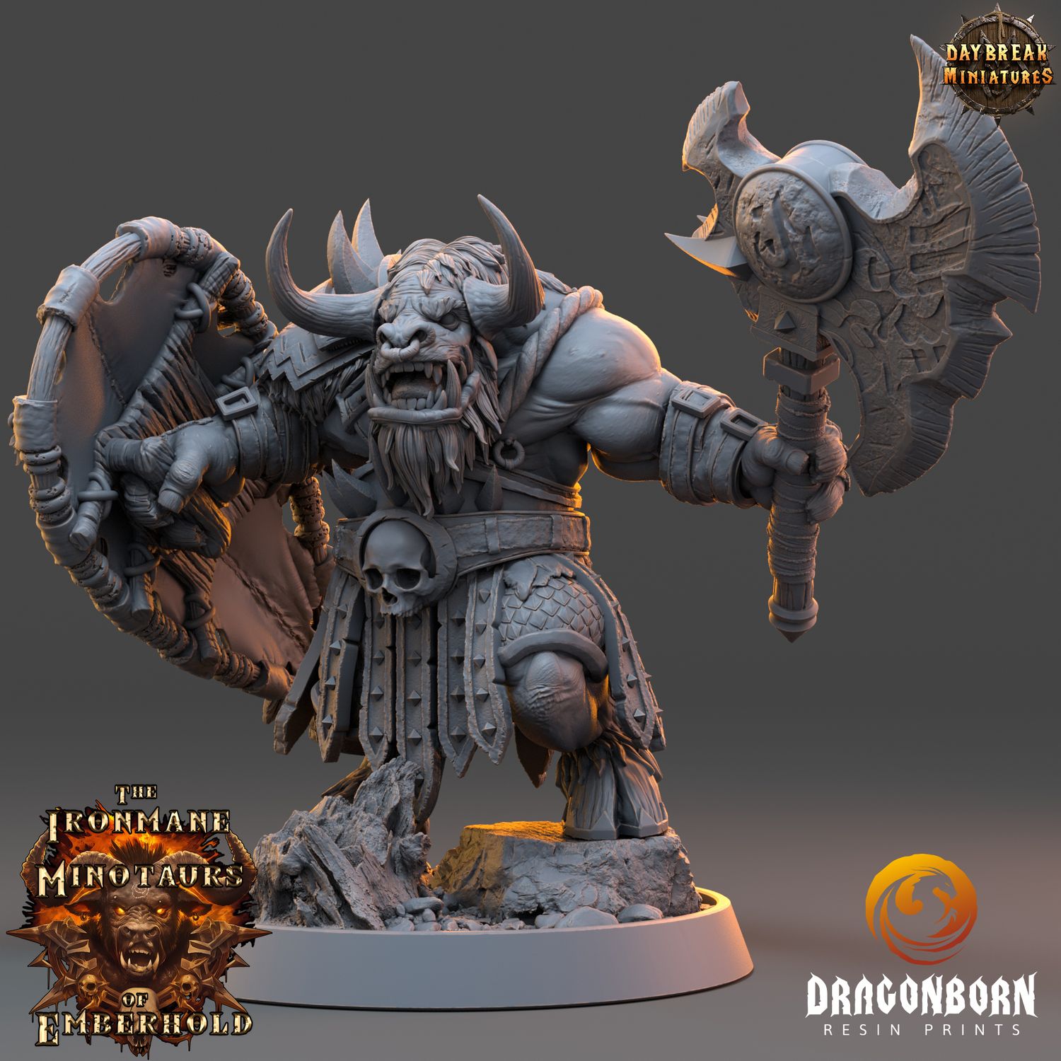 Garruk Bloodmaw - Minotaurs DnD RPG Wargaming Miniatures