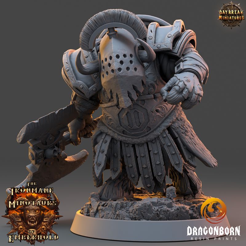 Morkath Darkhoof - Minotaurs DnD RPG Wargaming Miniatures