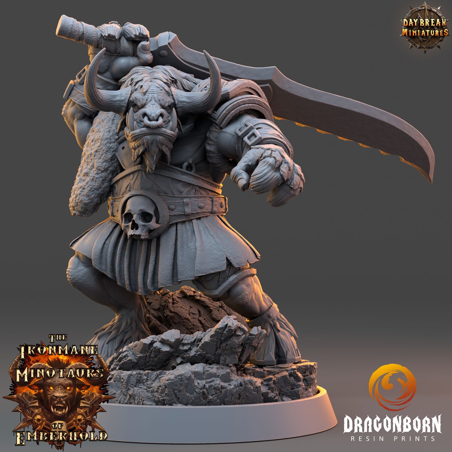 Zorath Hellbane - Minotaurs DnD RPG Wargaming Miniatures