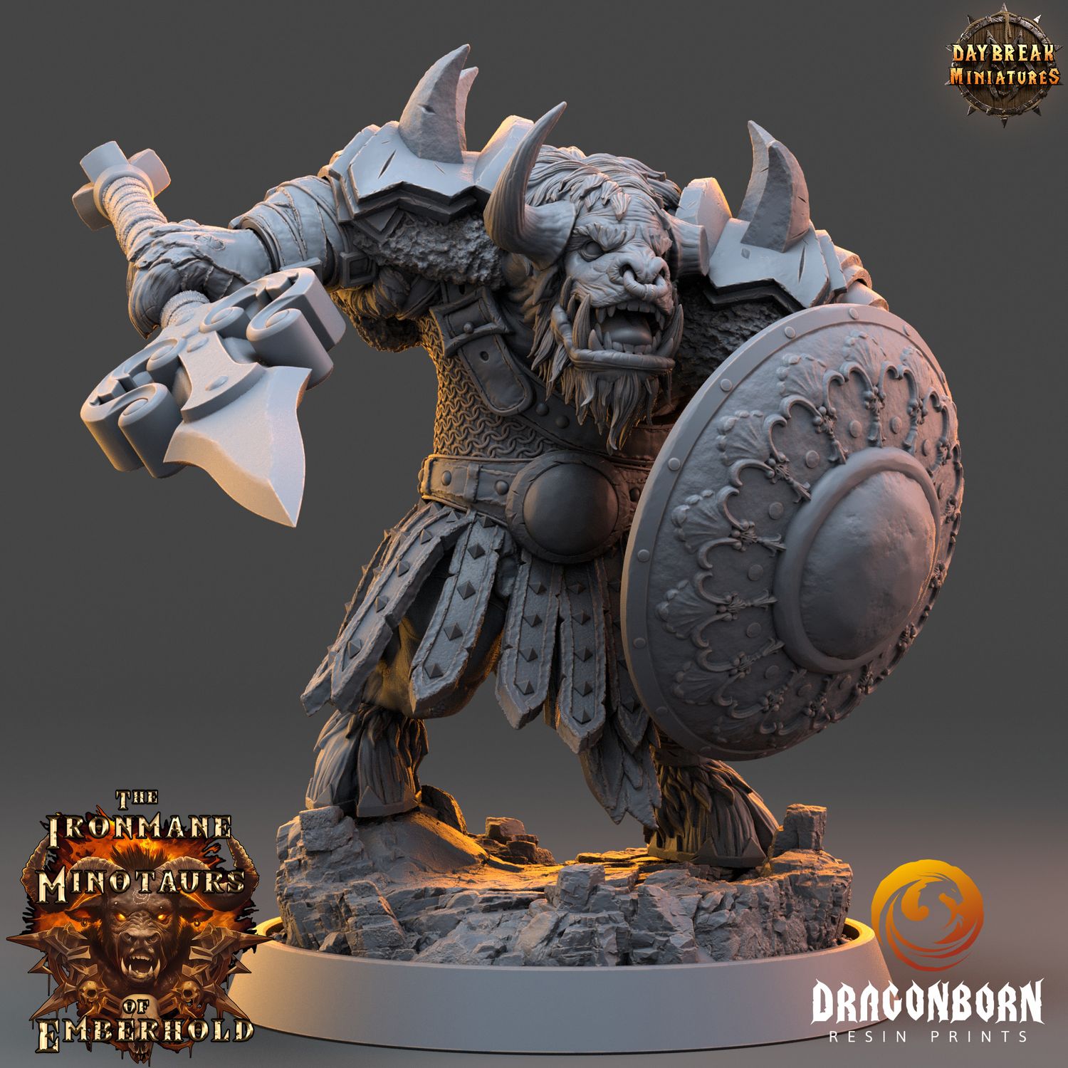 Vorgrim Nightstalker - Minotaurs DnD RPG Wargaming Miniatures