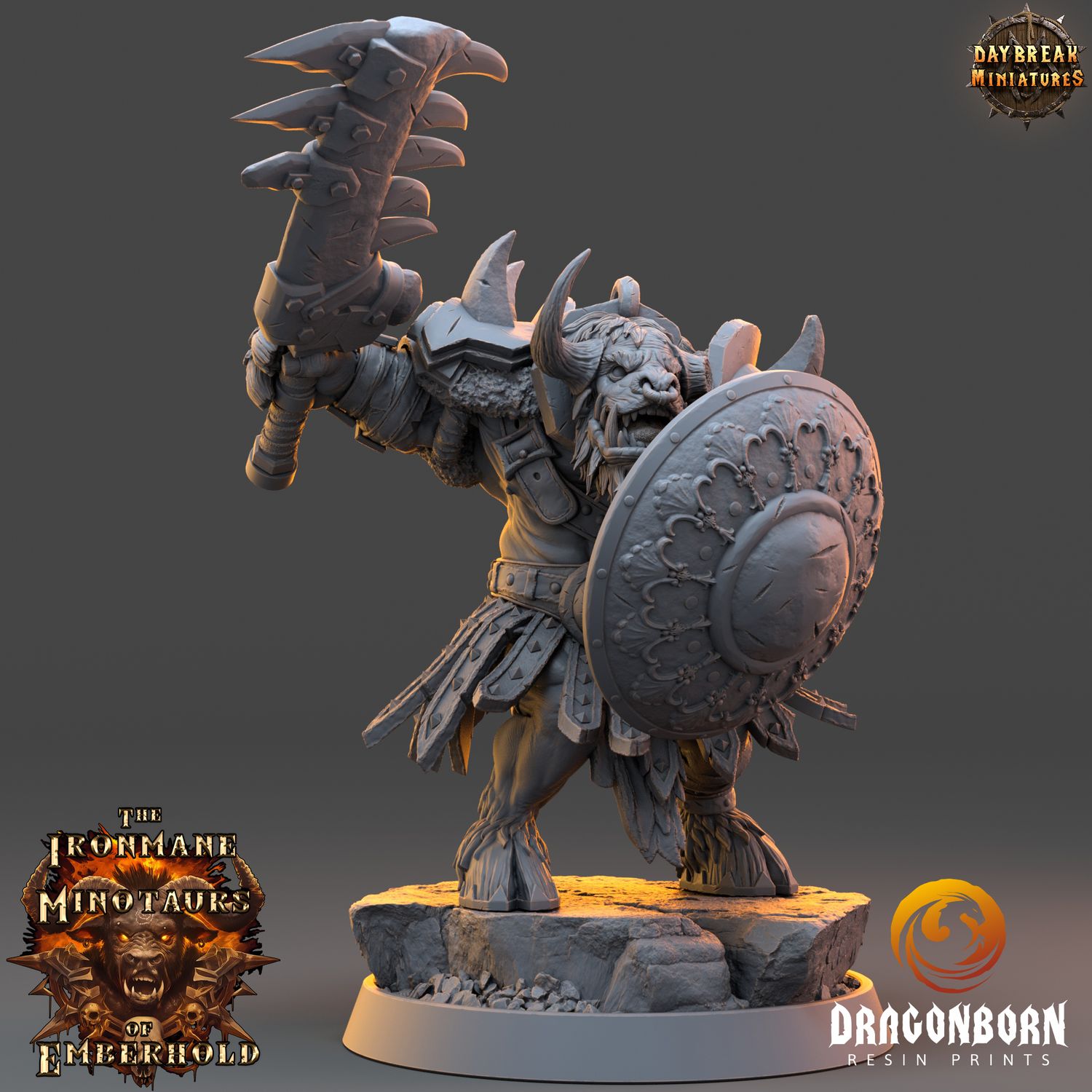 Goroth Warhowl - Minotaurs DnD RPG Wargaming Miniatures